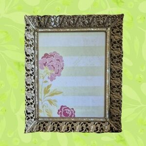 Antique Brass Picture Frames 8x10 & 3.5x5